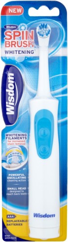 Brosse à batterie wisdom Spin brush whitening
