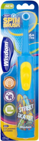 Brosse à dents à batterie pour enfant +6 ans