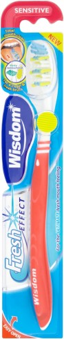 Brosse à dents Fresh effect sensitive Wisdom souple